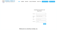 Desktop Screenshot of interfacerehab.com